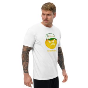 Screwface emoji fitted Short Sleeve T-shirt