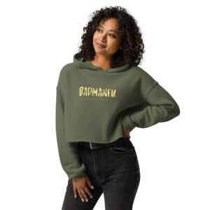 Badmanfu Crop Hoodie